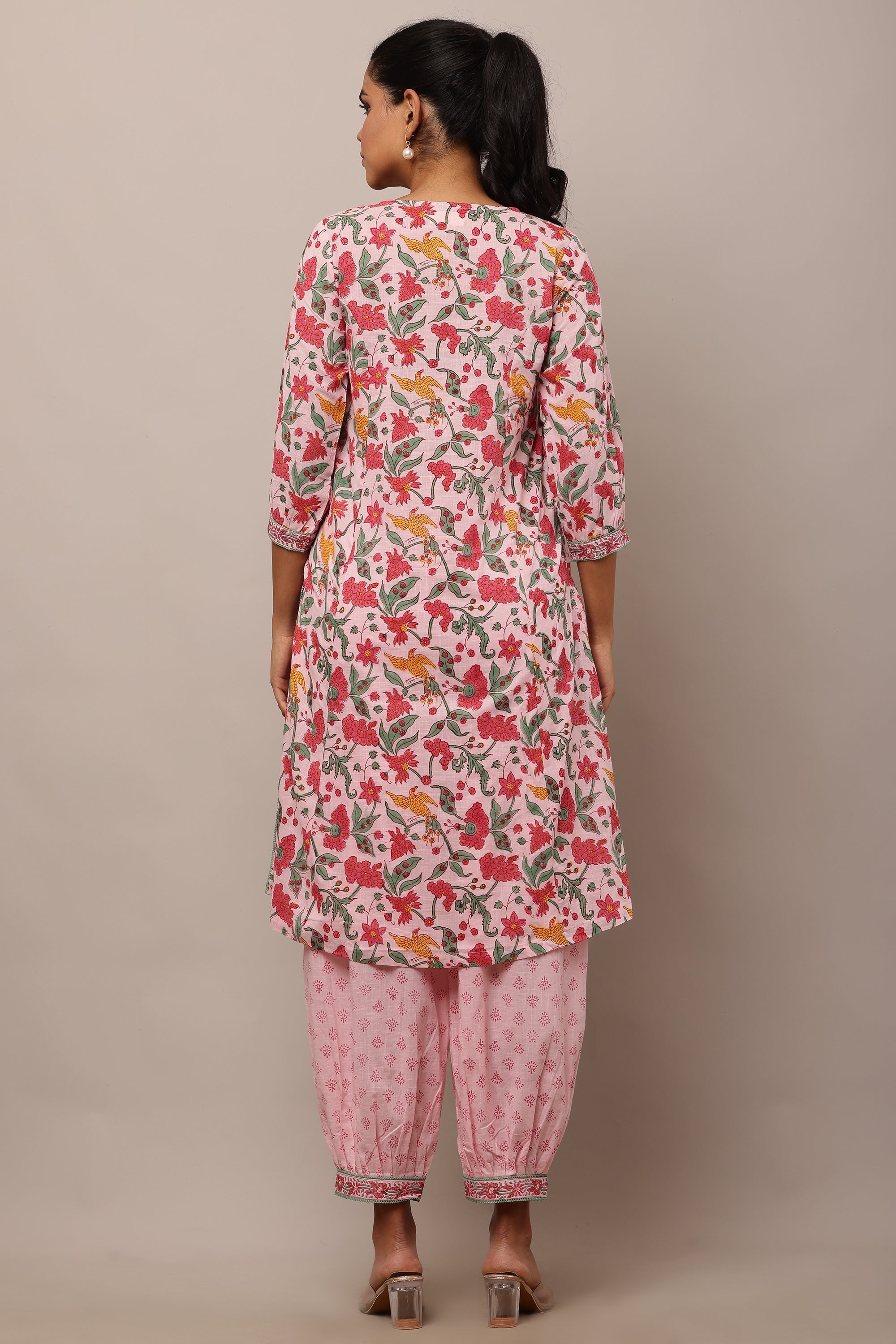 WOMENS AVIAN BLOOM KURTA SET