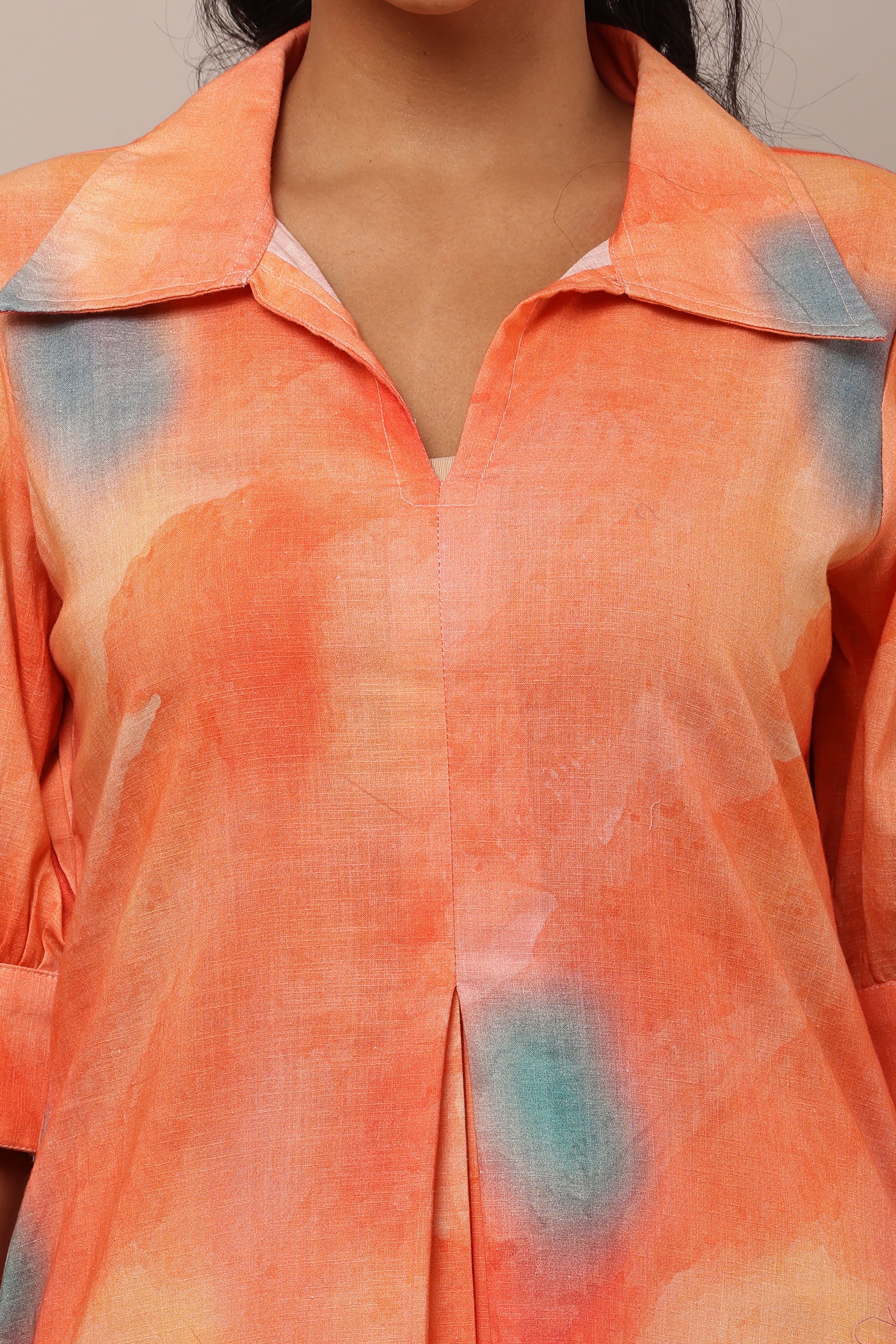 WOMENS RUSTIC SUNSET A-LINE DRESS